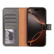 iPhone 16 Pro Detachable Leather Wallet Case