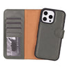 iPhone 16 Pro Detachable Leather Wallet Case