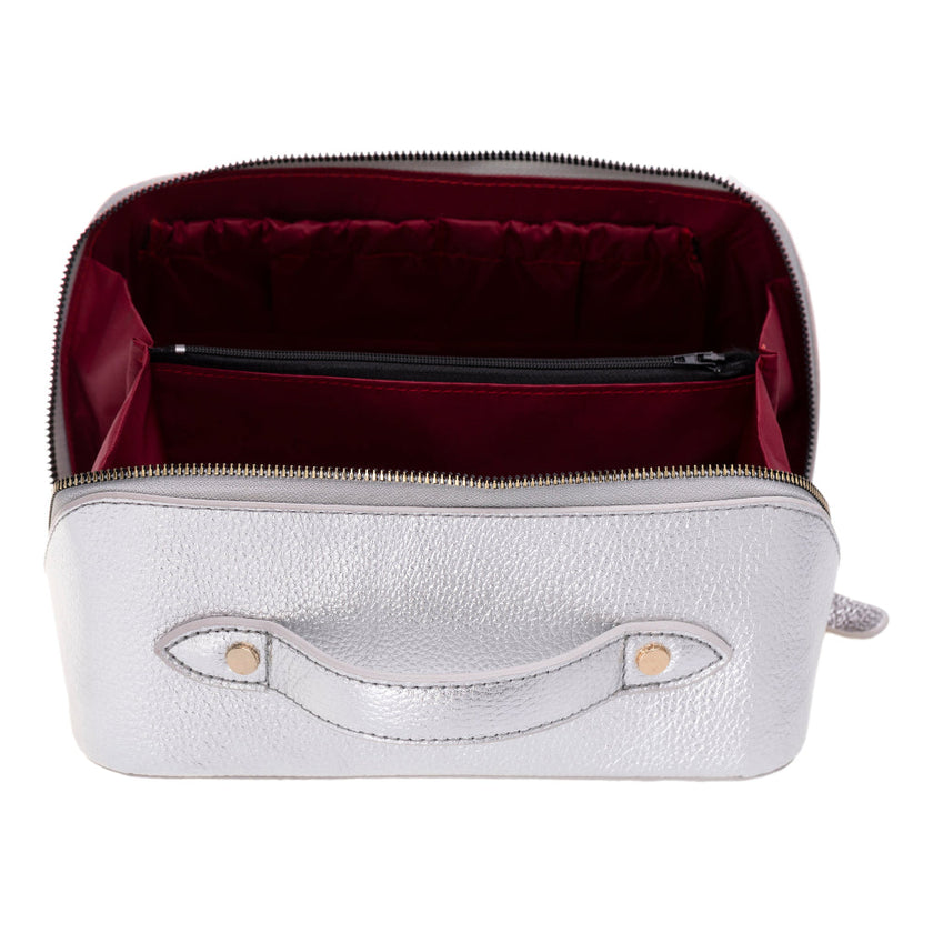 Vena Leather Makeup Bag