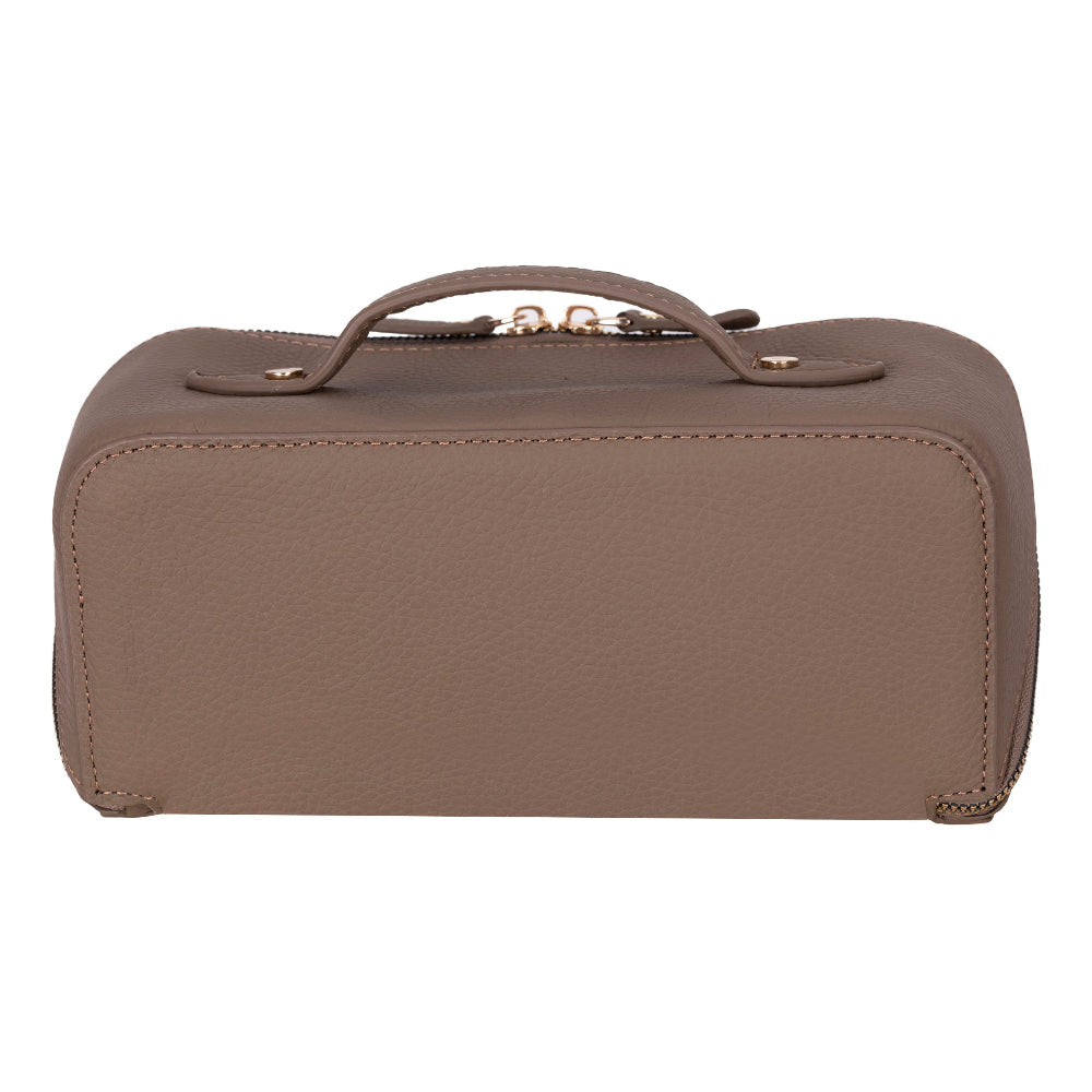 Vena Leather Makeup Bag