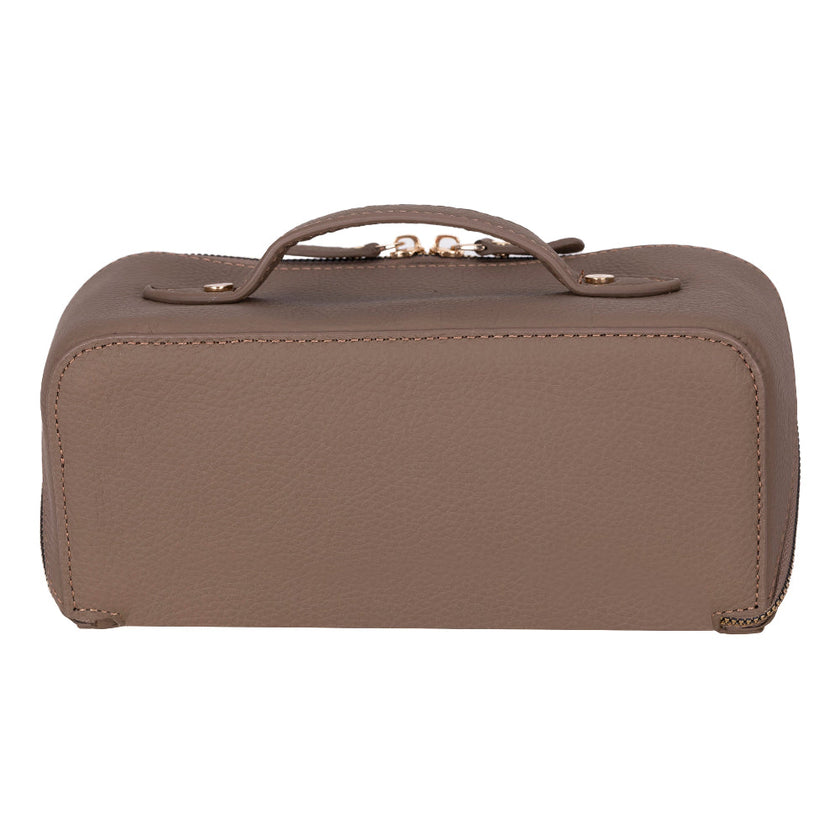 Vena Leather Makeup Bag
