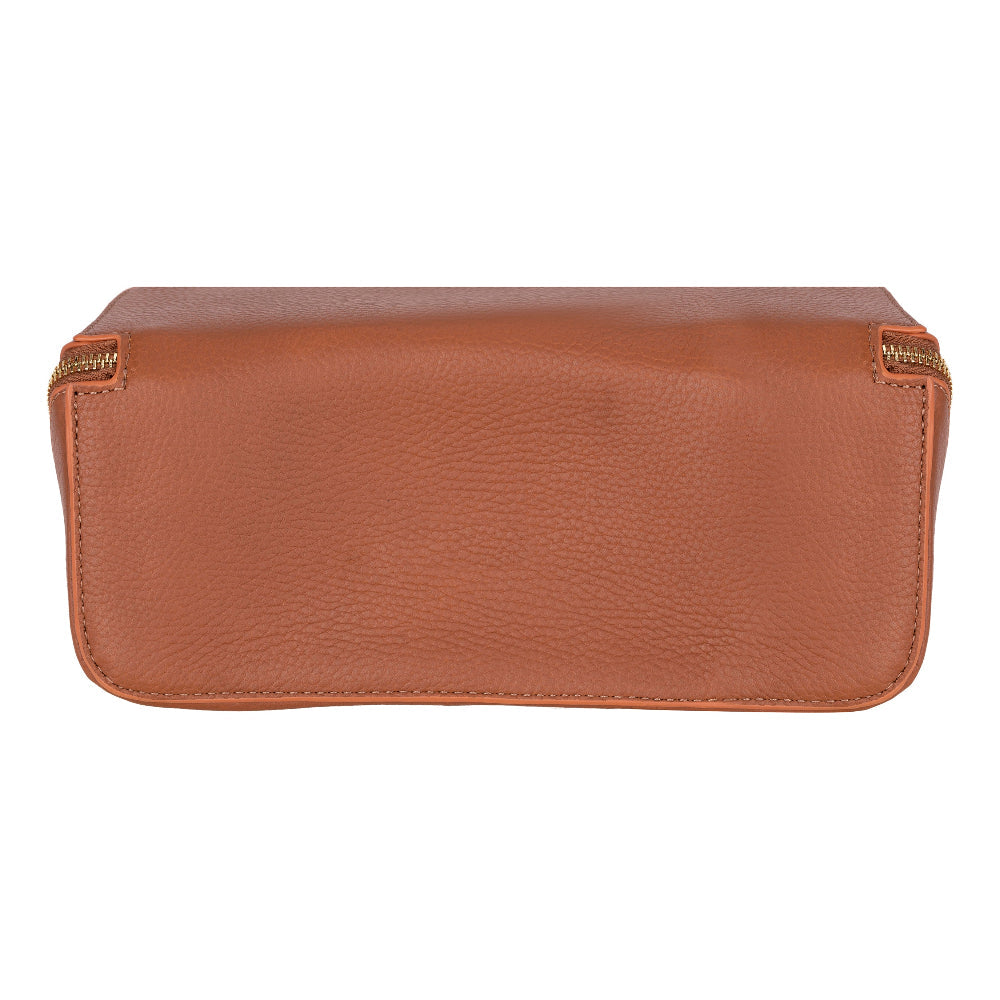 Vena Leather Makeup Bag