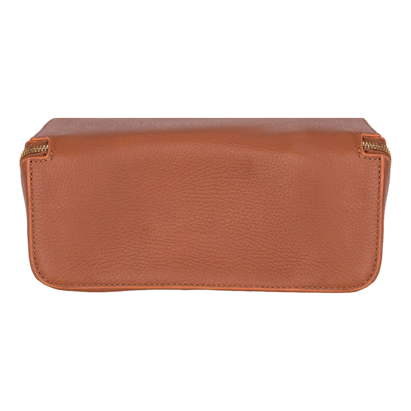 Vena Leather Makeup Bag