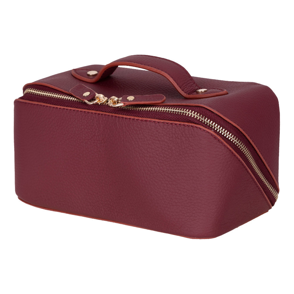 Vena Leather Makeup Bag