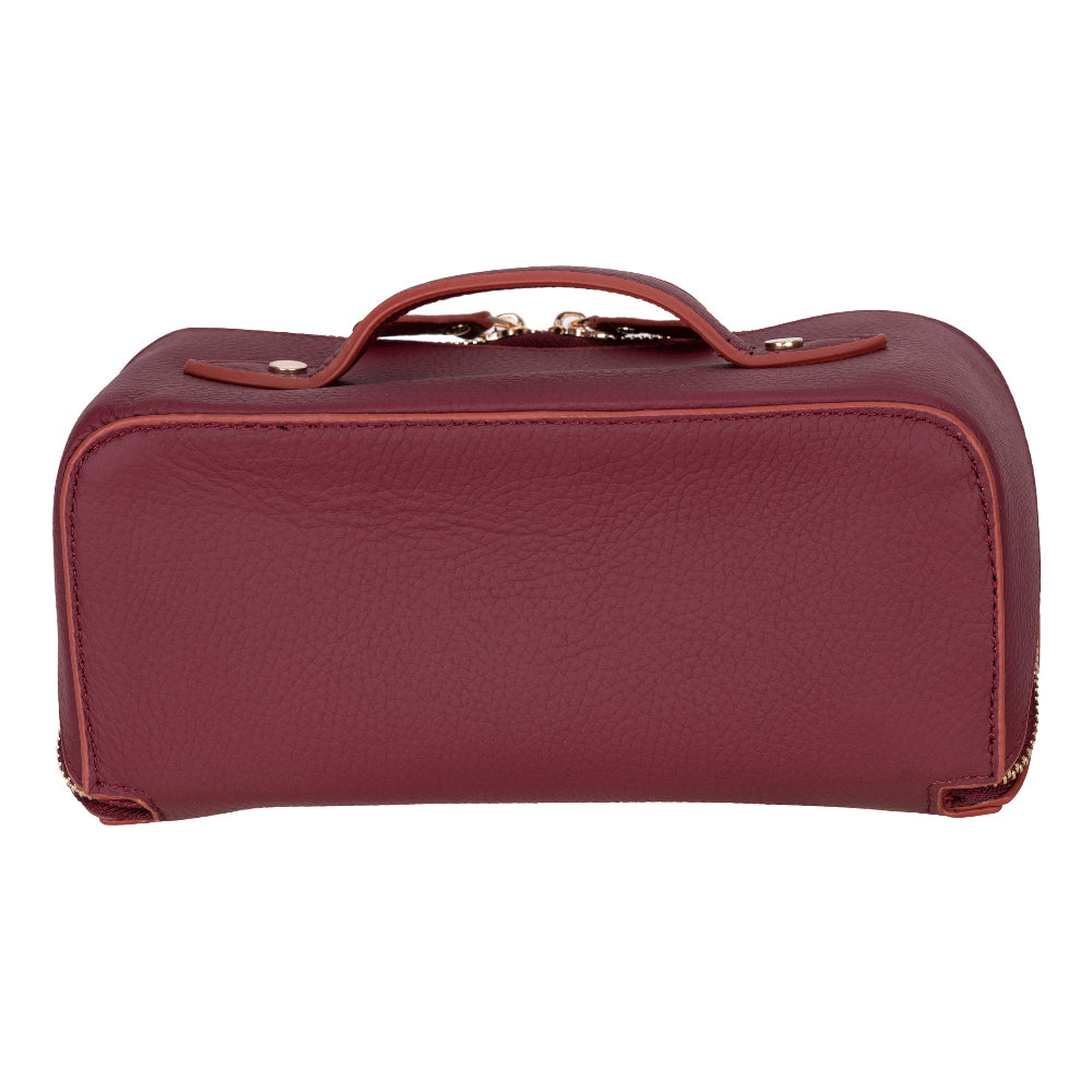 Vena Leather Makeup Bag
