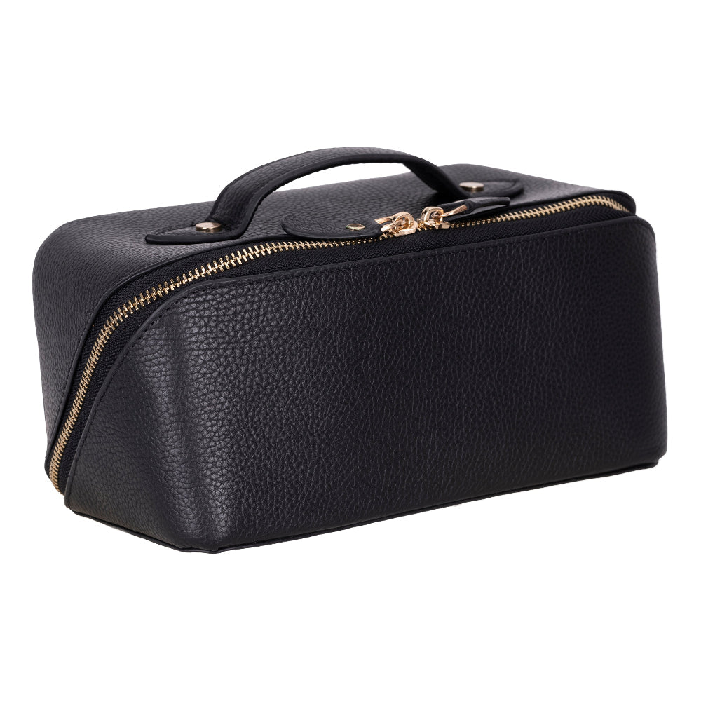 Vena Leather Makeup Bag