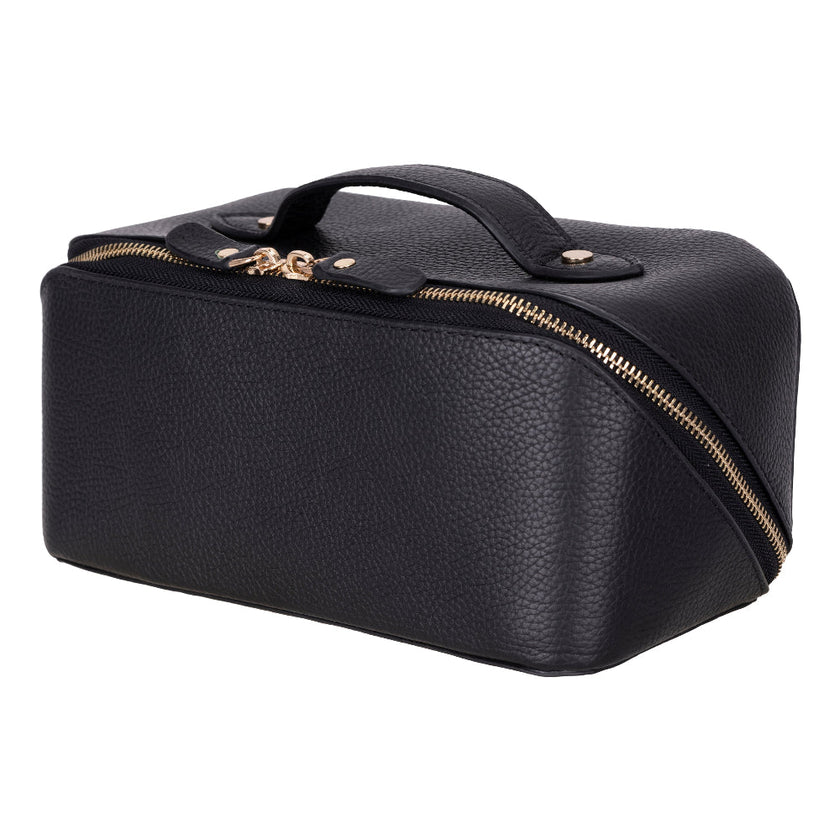 Vena Leather Makeup Bag