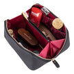 Vena Leather Makeup Bag