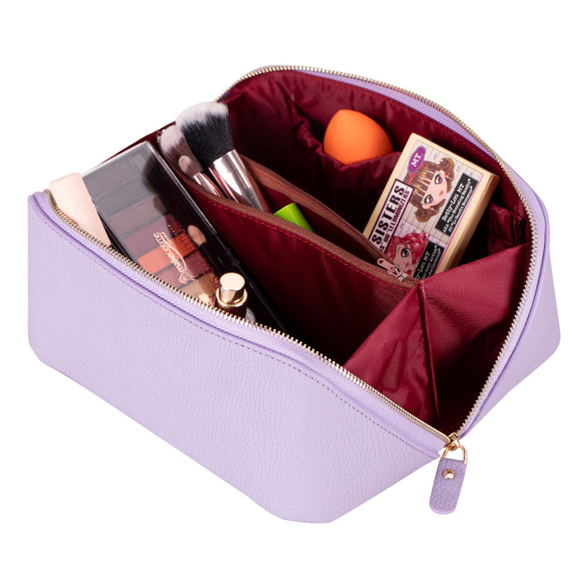 Vena Leather Makeup Bag