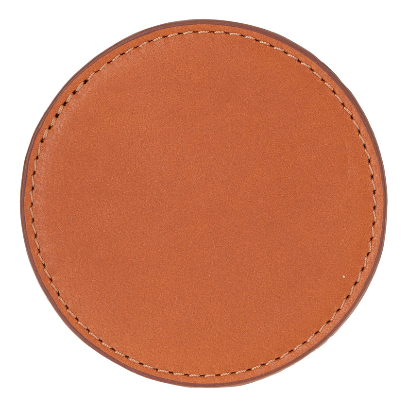 Solces Cup Leather Coaster Set