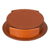 Solces Cup Leather Coaster Set