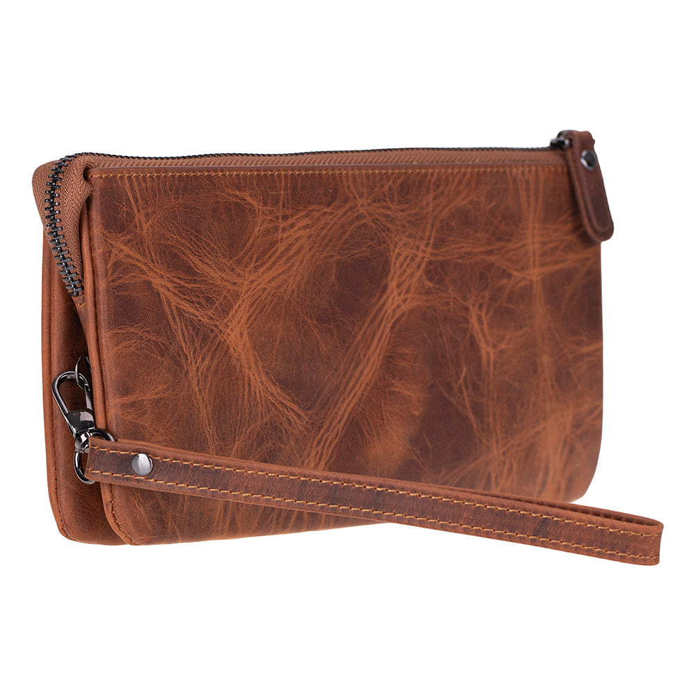 Vibe Leather Clutch Bag