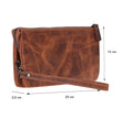 Vibe Leather Clutch Bag