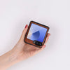 Samsung Z Flip 6 Leather Case