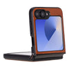Samsung Z Flip 6 Leather Case