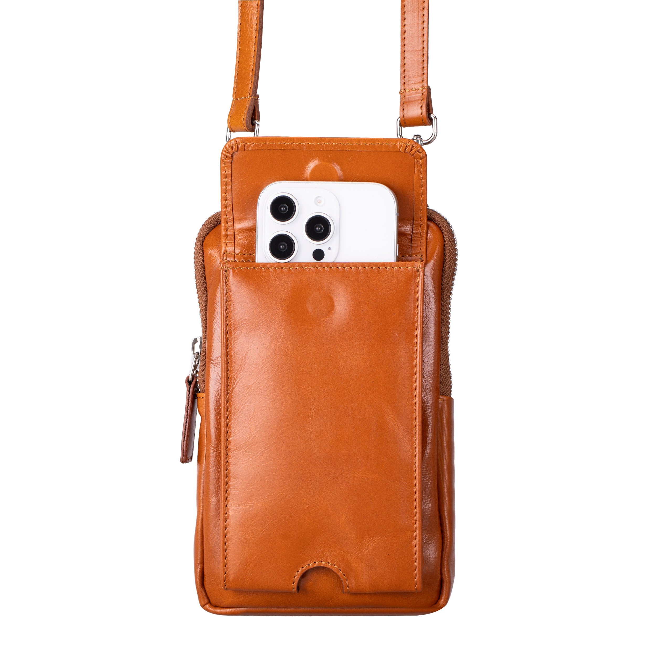 Enzo Leather Crossbody Bag