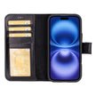 iPhone 16 Detachable Leather Wallet Case