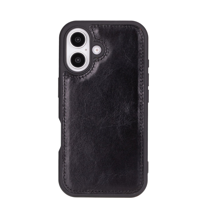 iPhone 16 Plus Detachable Leather Wallet Case