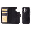 iPhone 16 Detachable Leather Wallet Case