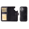 iPhone 16 Detachable Leather Wallet Case