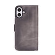 iPhone 16 Plus Detachable Leather Wallet Case