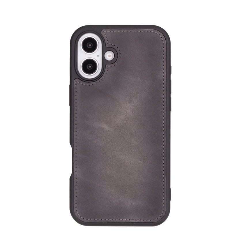 iPhone 16 Detachable Leather Wallet Case