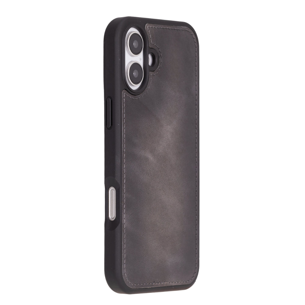 iPhone 16 Plus Detachable Leather Wallet Case