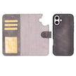 iPhone 16 Plus Detachable Leather Wallet Case