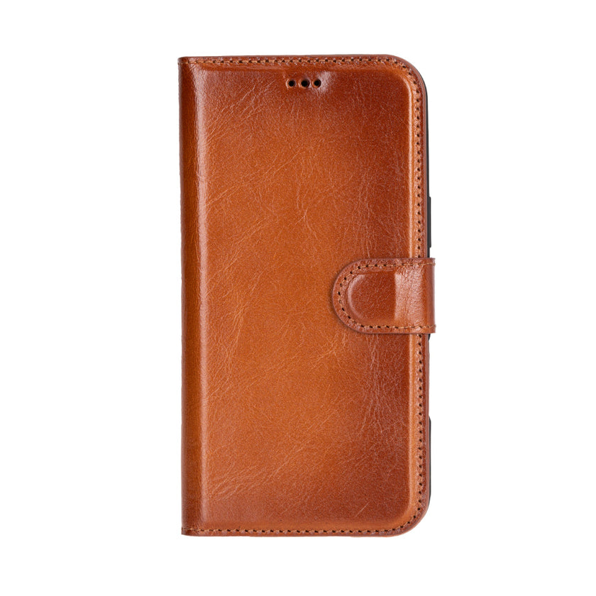 iPhone 16 Detachable Leather Wallet Case