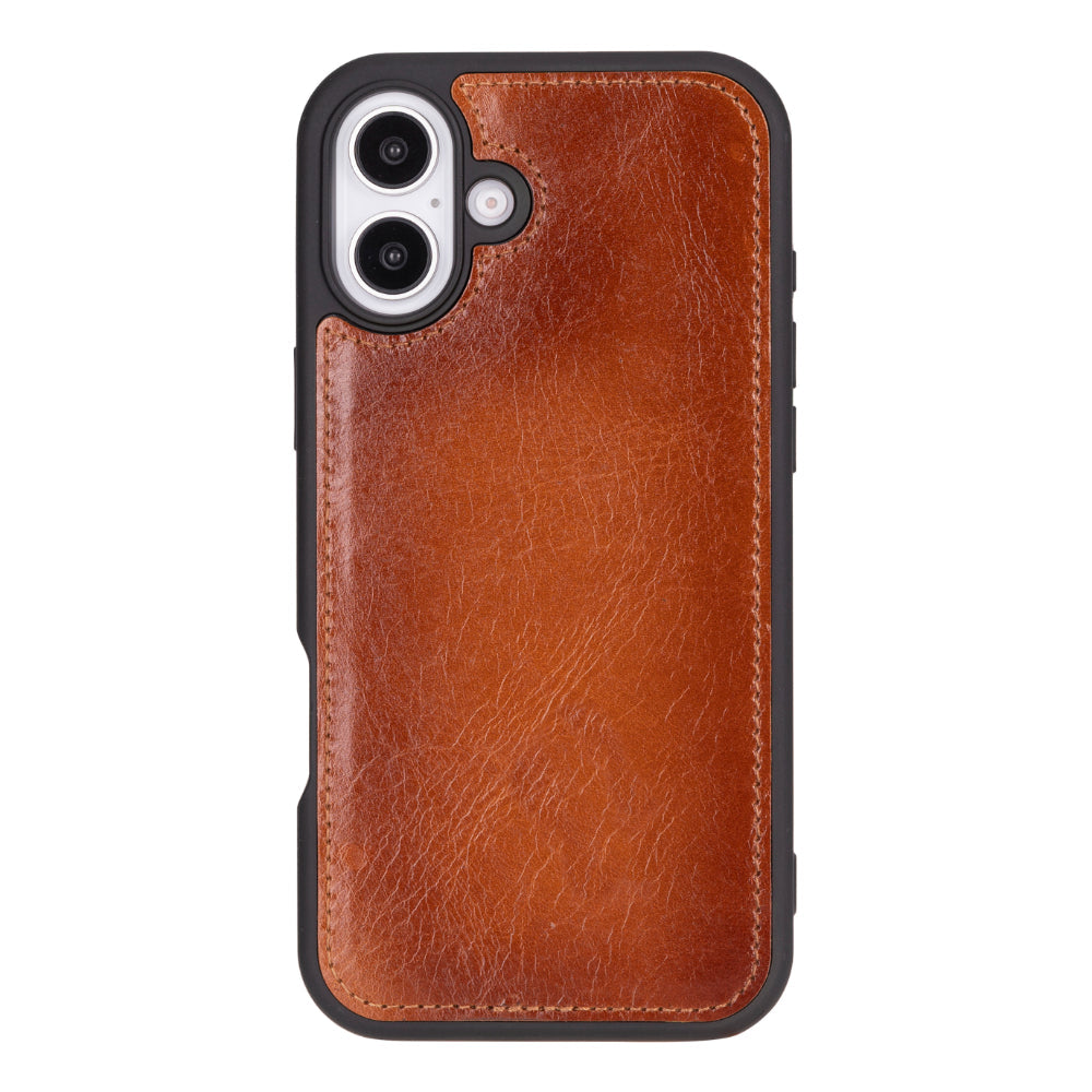 iPhone 16 Detachable Leather Wallet Case