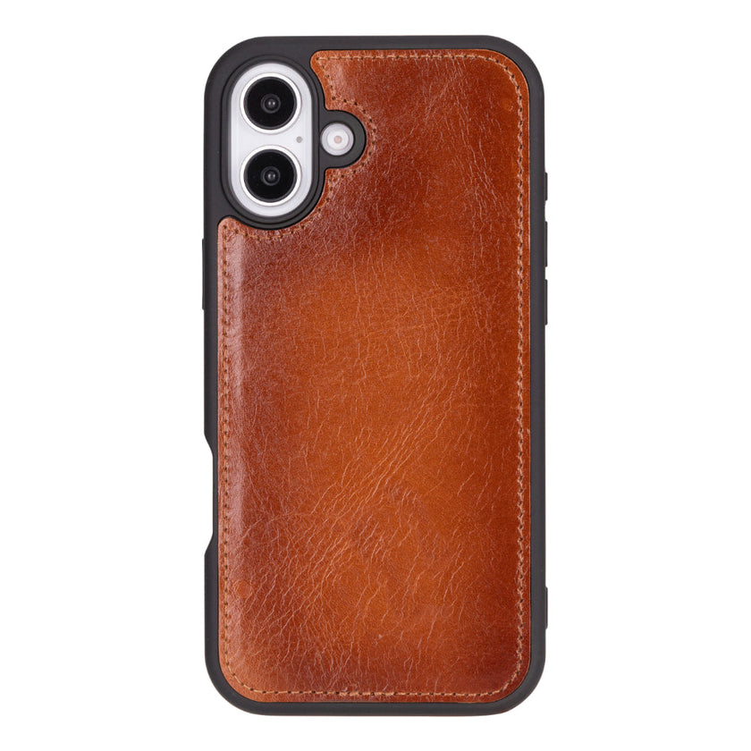 iPhone 16 Detachable Leather Wallet Case