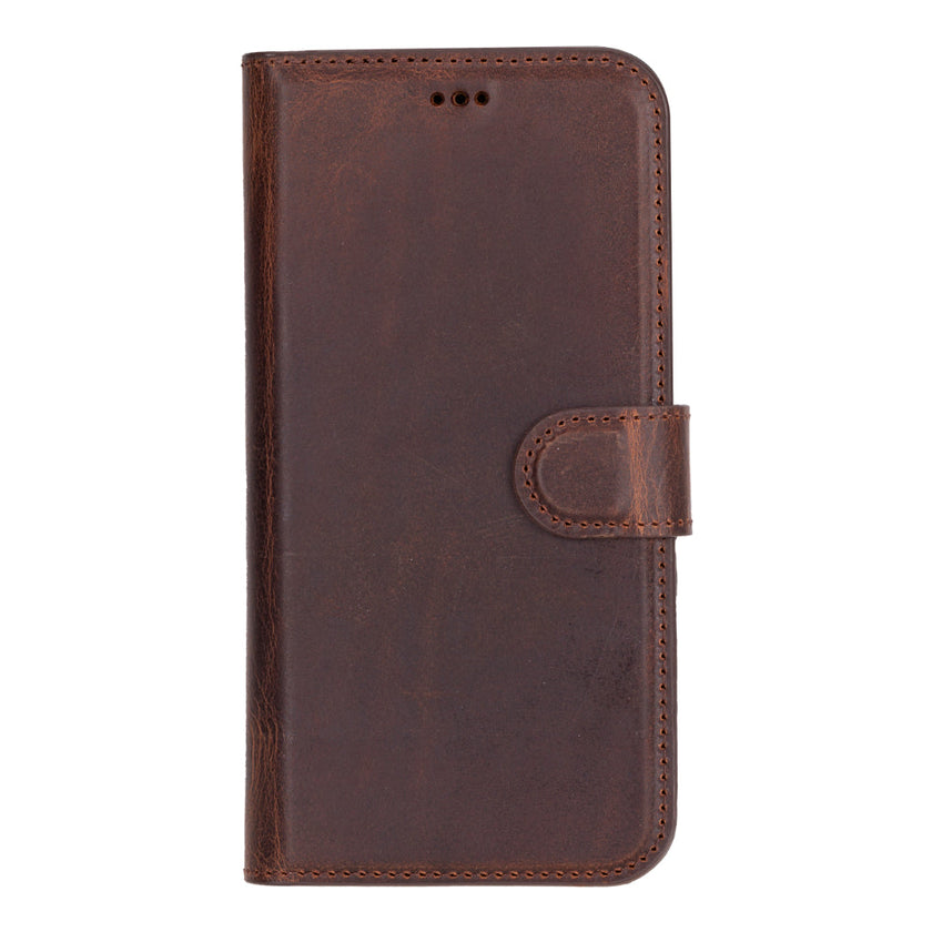 iPhone 16 Detachable Leather Wallet Case