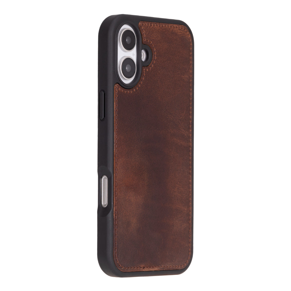 iPhone 16 Detachable Leather Wallet Case