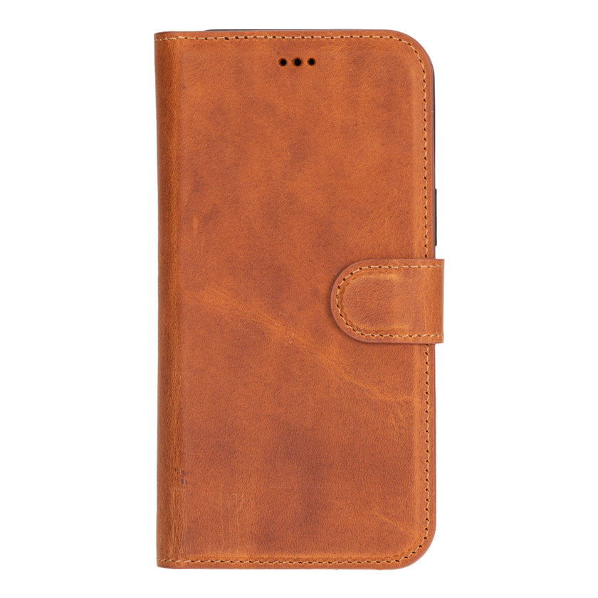 iPhone 16 Plus Detachable Leather Wallet Case