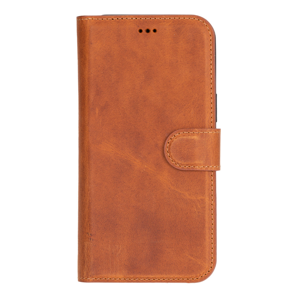 iPhone 16 Detachable Leather Wallet Case
