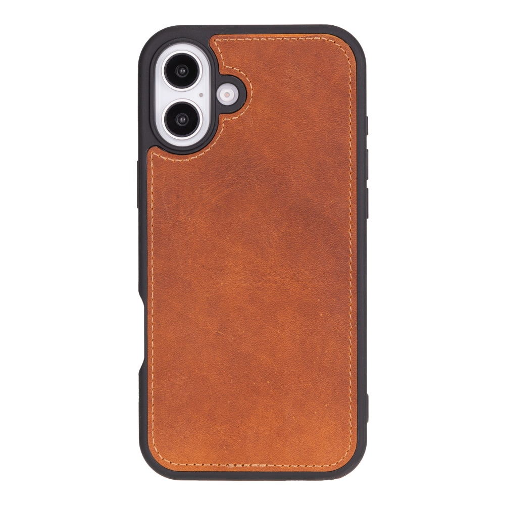 iPhone 16 Detachable Leather Wallet Case