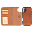 iPhone 16 Detachable Leather Wallet Case