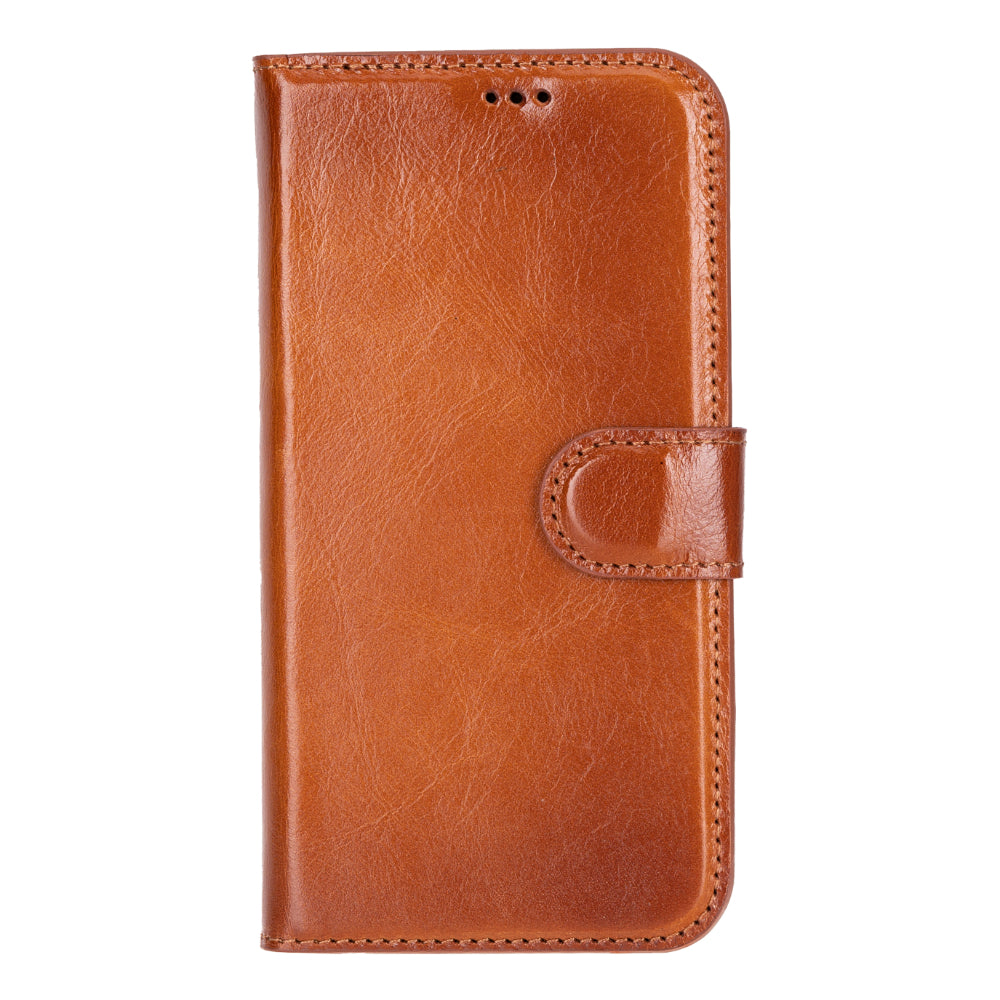 iPhone 16 Pro Detachable Leather Wallet Case