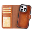 iPhone 16 Pro Max Leather Detachable Wallet Case