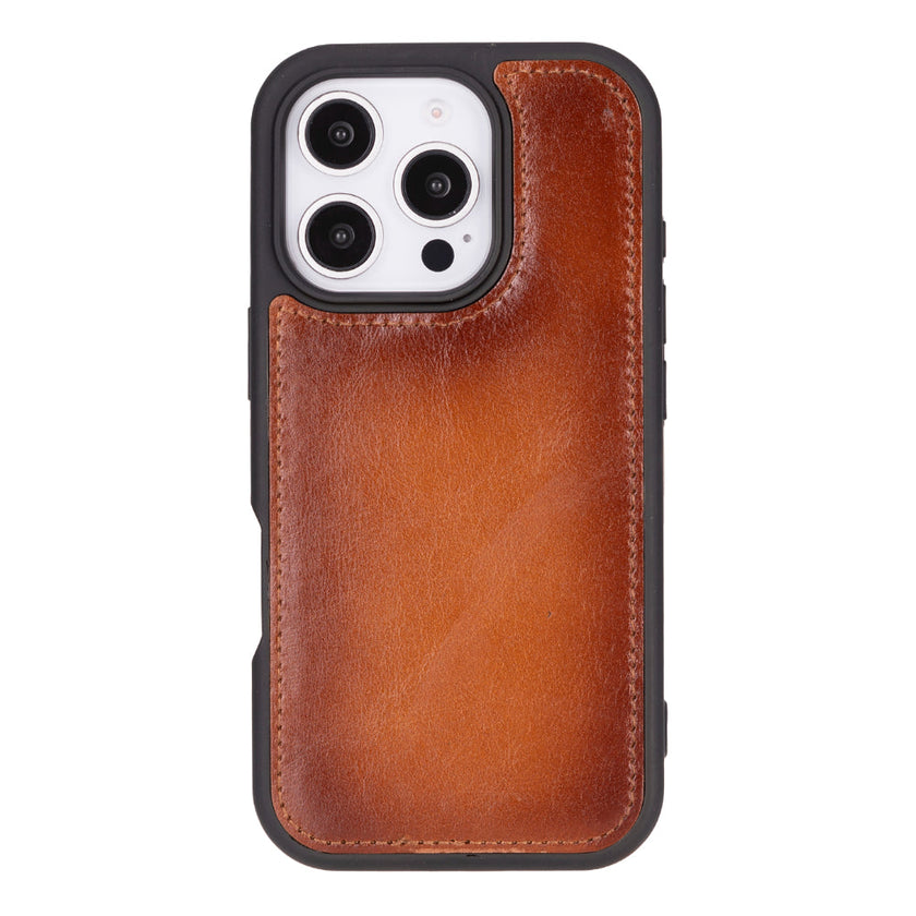 iPhone 16 Pro Max Leather Detachable Wallet Case