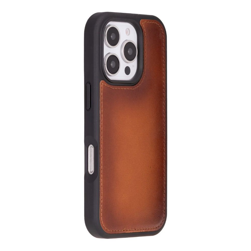 iPhone 16 Pro Detachable Leather Wallet Case