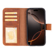 iPhone 16 Pro Detachable Leather Wallet Case