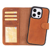 iPhone 16 Pro Detachable Leather Wallet Case