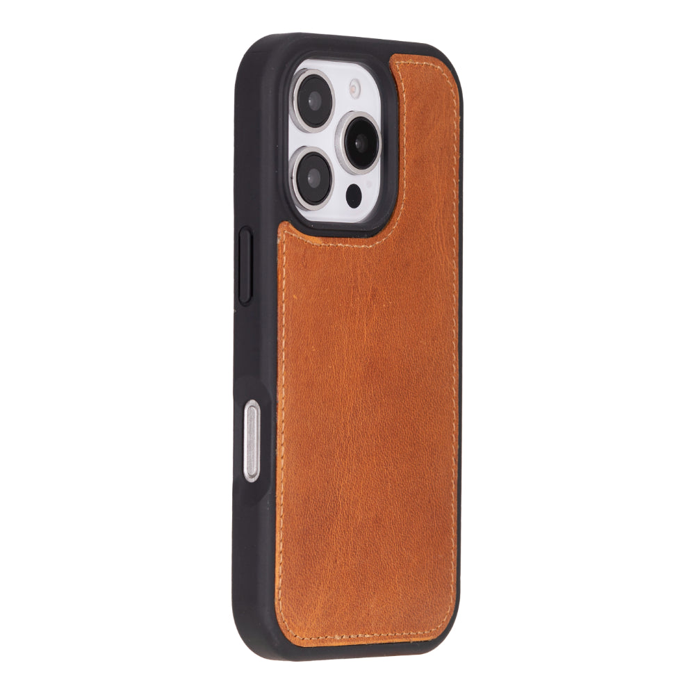 iPhone 16 Pro Max Leather Detachable Wallet Case