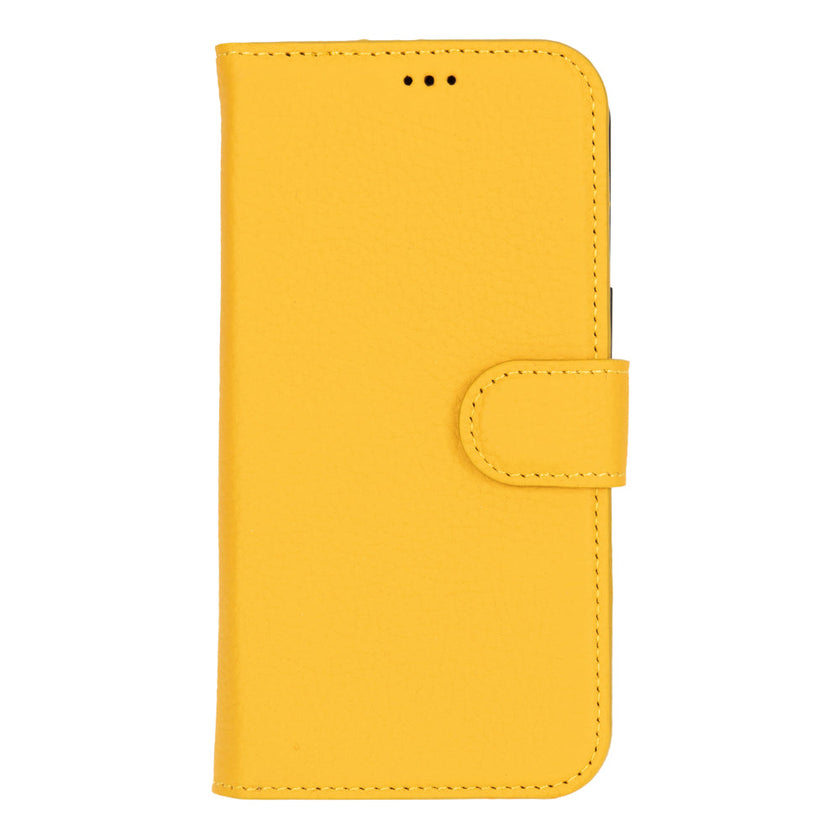 iPhone 16 Pro Detachable Leather Wallet Case