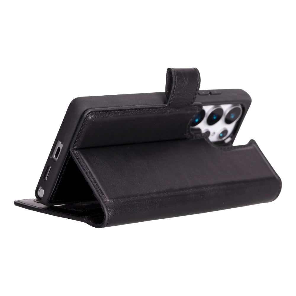 Samsung Galaxy S25 Ultra Detachable Leather Wallet Case