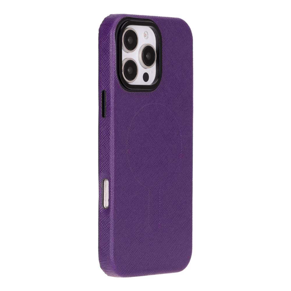 iPhone 16 Pro Max Leather Snap Case