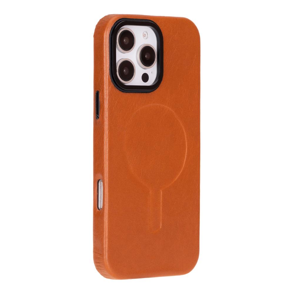 iPhone 16 Pro Max Leather Snap Case