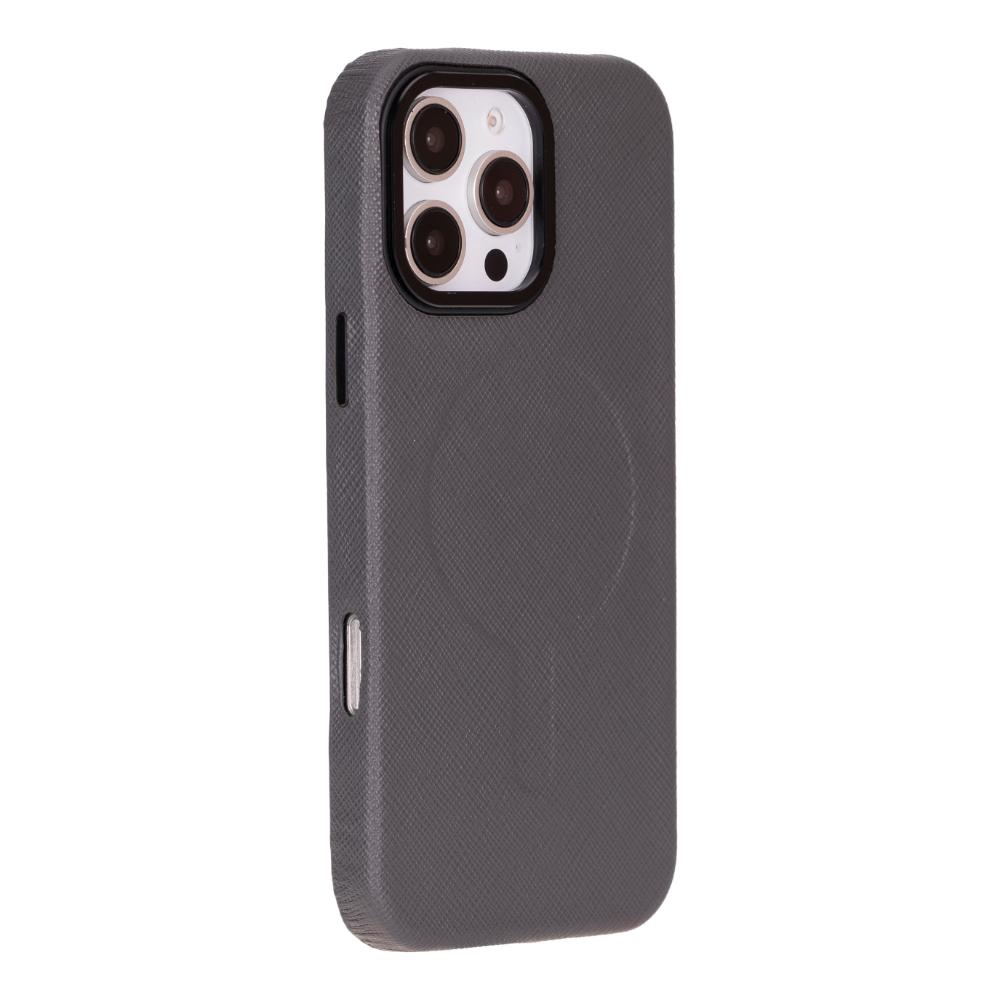 iPhone 16 Pro Max Leather Snap Case