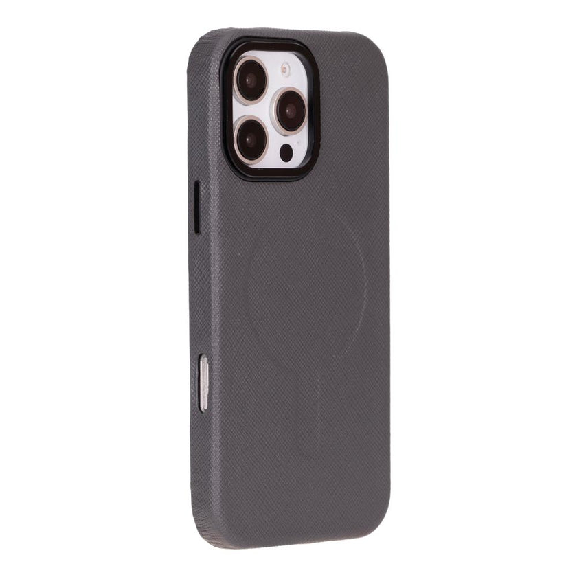 iPhone 16 Pro Max Leather Snap Case